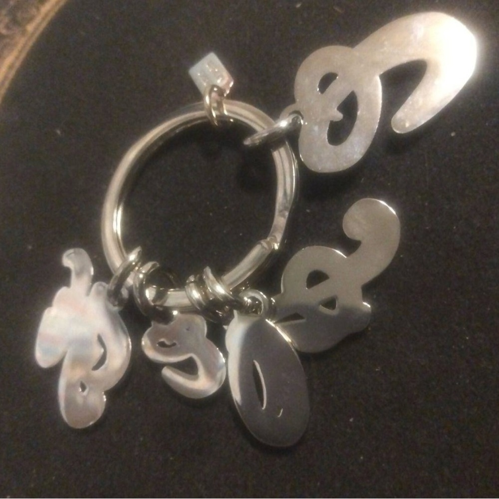 Coach Vintage Letters Keyfob EUC - Picture 5 of 5